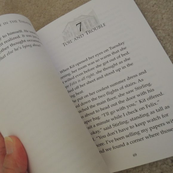 American Girl A Kit Mystery "A Thief In The Theater" softcover book - Picture 3 of 5